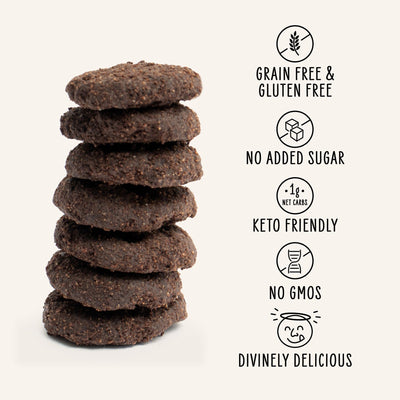 Double Chocolate Chip Cookies (Low Carb, No Sugar Added, Gluten Free)