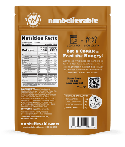 Assorted Low Carb Cookies (Sugar Free, Grain & Gluten Free) 4-Pack