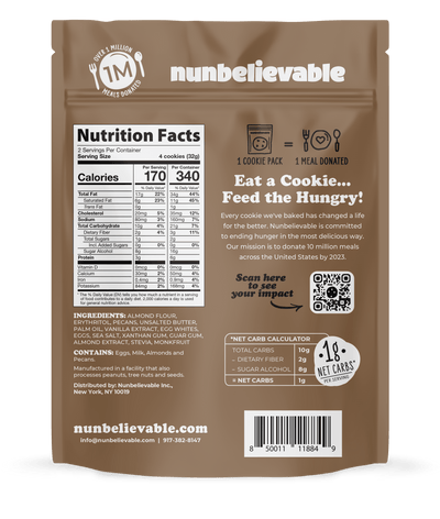 Assorted Low Carb Cookies (Sugar Free, Grain & Gluten Free) 4-Pack