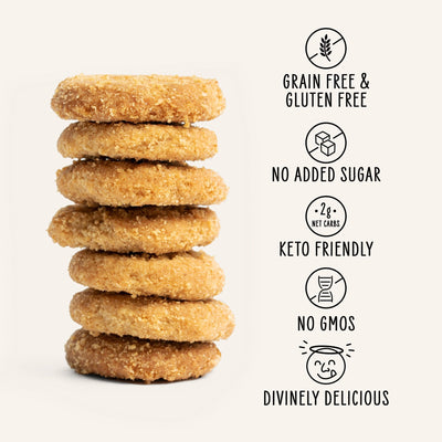 Snickerdoodle Cookies (Low Carb, No Sugar Added, Gluten Free)