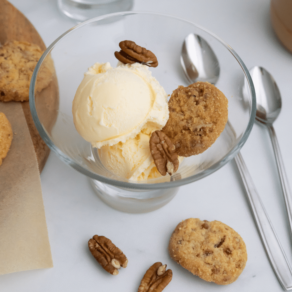 Nunbelievable Low Carb Keto Cookies Pecan Sandy, Keto Snacks Zero Carb Healthy Cookies, Sugar Free 3.4oz Low Carb Snacks Ideal For Weight Loss Or Diabetic Diet - Gluten Free, Grain Free, Non GMO, No Artificial Flavors