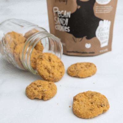 Nunbelievable Low Carb Keto Cookies Pecan Sandy, Keto Snacks Zero Carb Healthy Cookies, Sugar Free 3.4oz Low Carb Snacks Ideal For Weight Loss Or Diabetic Diet - Gluten Free, Grain Free, Non GMO, No Artificial Flavors